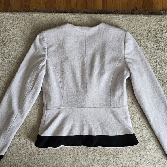 Anthropologie Elevenses Femme Bow Button Front Wool Blend Blazer size 6 - Picture 10 of 16